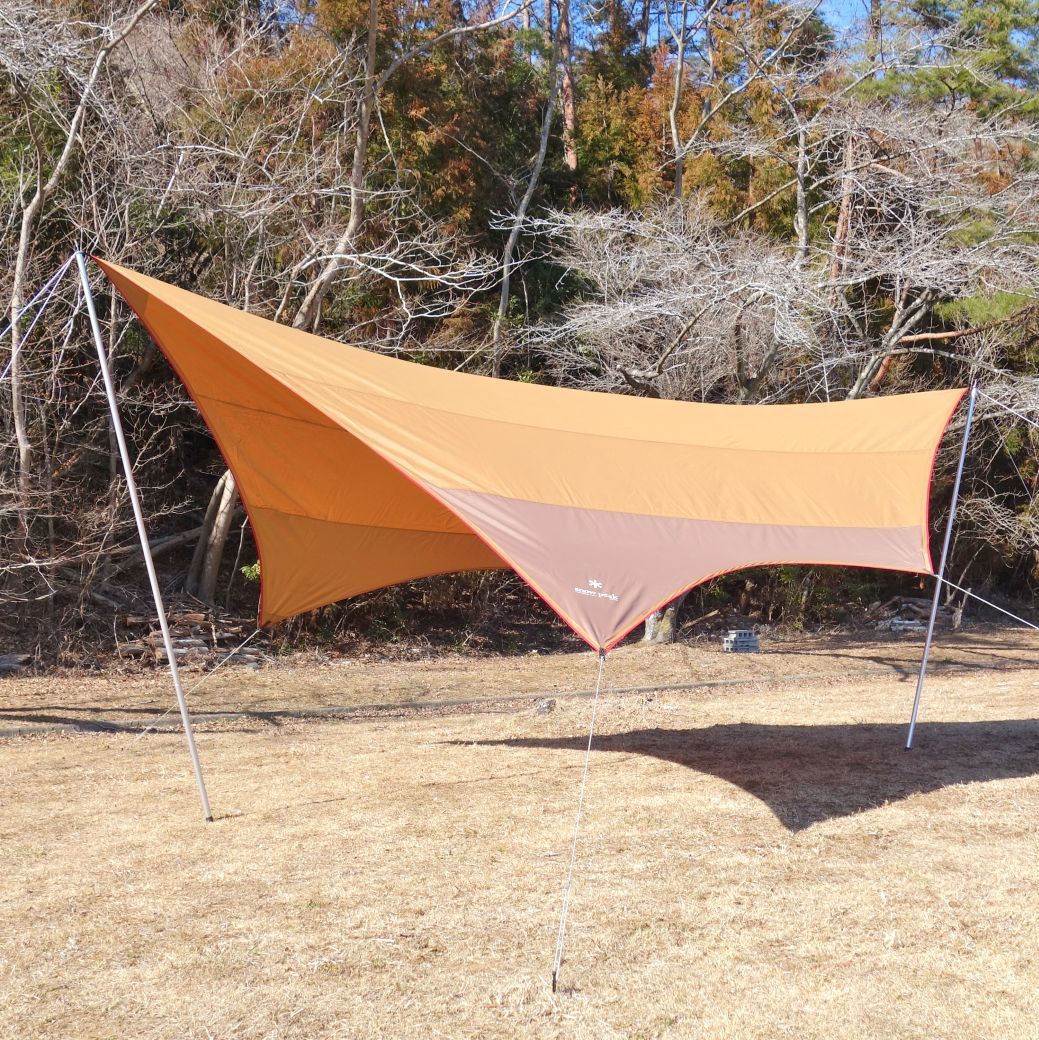 snow peak HDタープ“シールド”ヘキサL TP-462 スノーピーク 黒*猫様