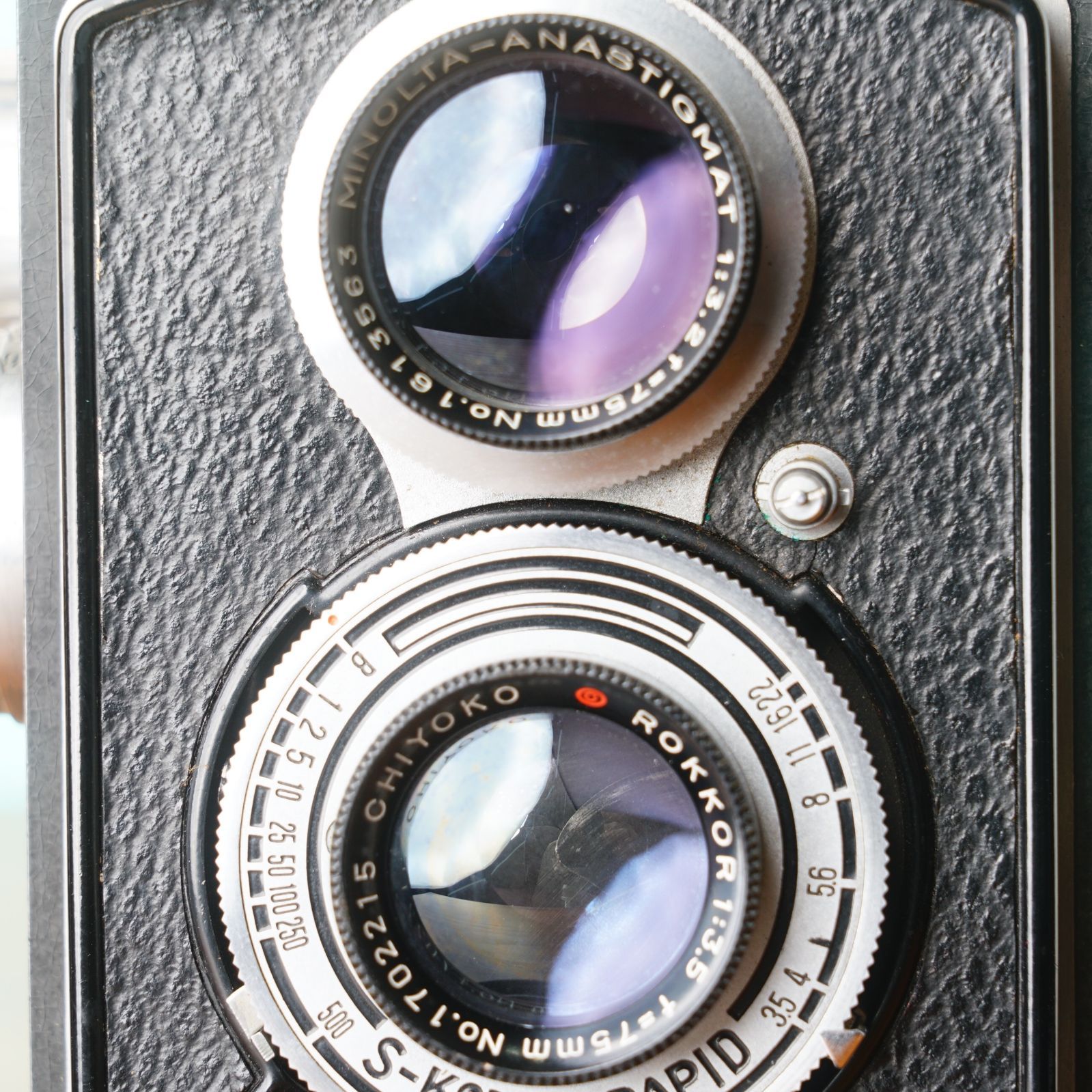 訳あり品◎Minoltaflex ⅡB ミノルタ 二眼レフ フィルムカメラ 49