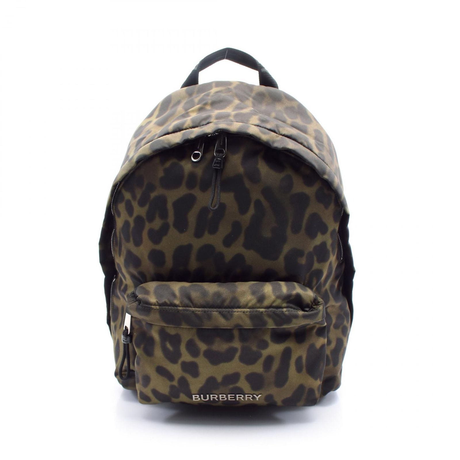 【未使用級】バーバリー リュックサック バックパック レザー×ナイロン カーキ バーバリー BURBERRY リュックサック バックパック カーキ