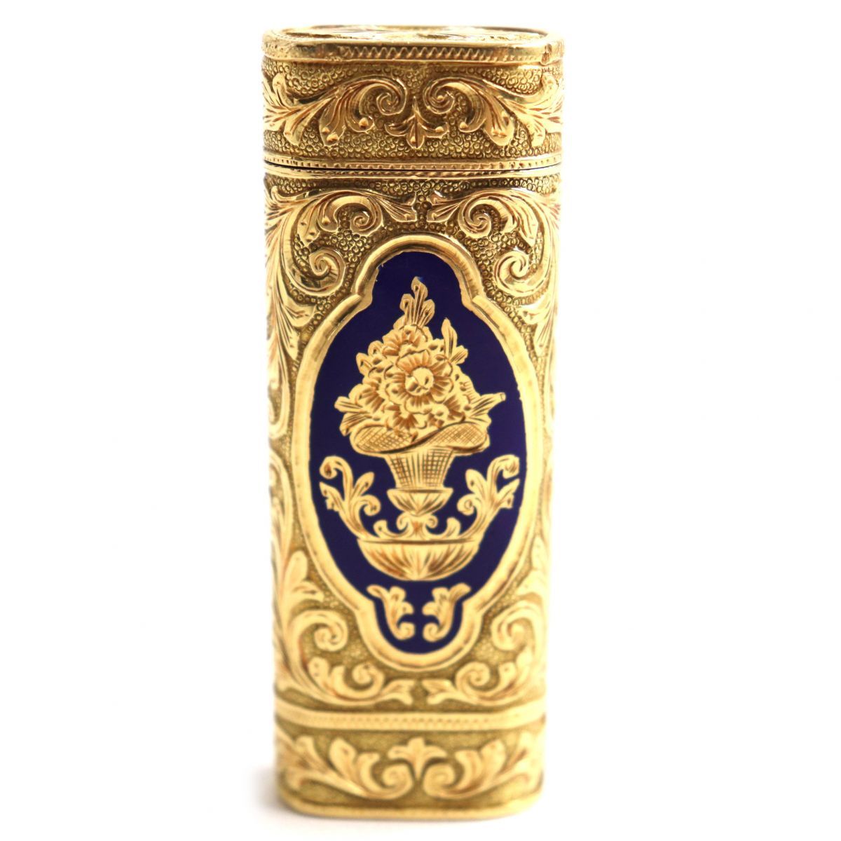 美品▽ロイキング×カルティエ アウタージャケット 18K ローラー式 ガス 
