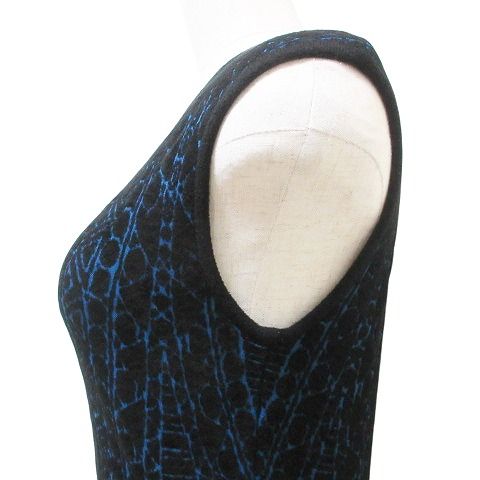 エミリオプッチ EMILIO PUCCI 美品 総柄 ニット ワンピース ひざ丈 