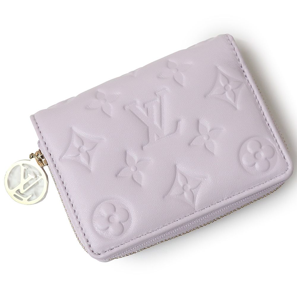 【美品】ルイヴィトン ラムスキンレザー ポルトフォイユ　ルー 二つ折り財布 ルイ ヴィトン ポルトフォイユ ルー クッサン 二つ折り財布