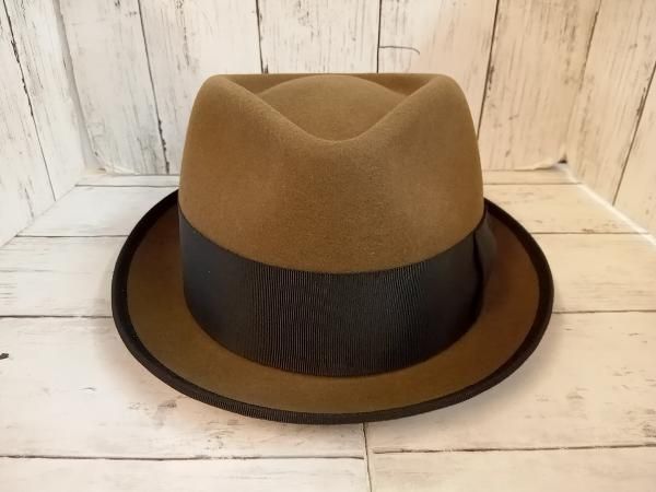 Dry Bones ドライボーンズ ハット ウールハット アンテロープ ギャンブラー ブラウン