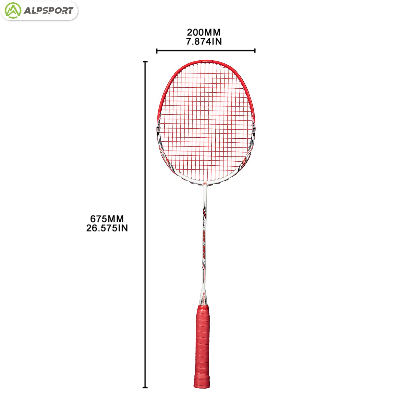 新着商品 ALPSPORT ID 2本カーボンファイバーバドミントンラケット + 1本ALPカスタマイズされたフェイクレザーバドミントンバッグ 2ラケットバドミントンラケットセット T700フルカーボン 5U最大13.61 KGディフェンスバドミントンラケ