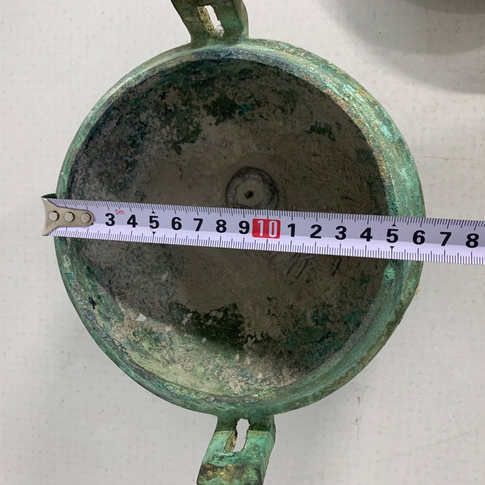中国 漢代 漢時代 青銅鼎 銅器 青銅器 香炉 三足 時代物 古美術