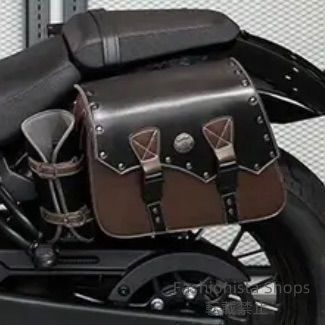 バイク用サイドバッグサドル吊り下げ収納ポーチ