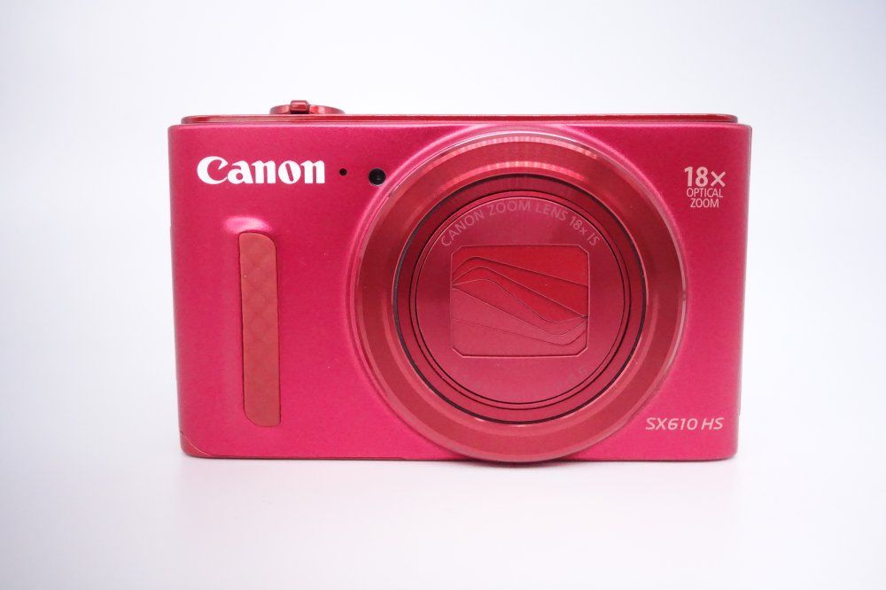 上品 キヤノン Canon デジタルカメラ PowerShot SX610 HS レッド 光学18倍ズーム D090051A