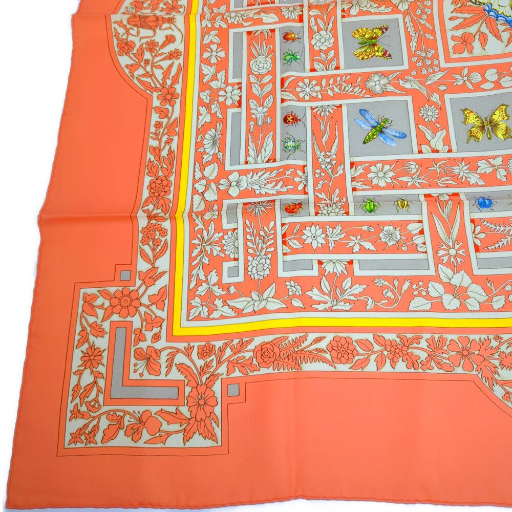 HERMES エルメス カレ90・joyaux de L'ETE 夏の宝石・スカーフ ネック