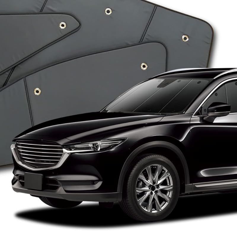 CX-8 3DA-KG2P型 カーテン サンシェード 車中泊 グッズ プライバシーサンシェード フロント用 対応 01s-f016-fu 0