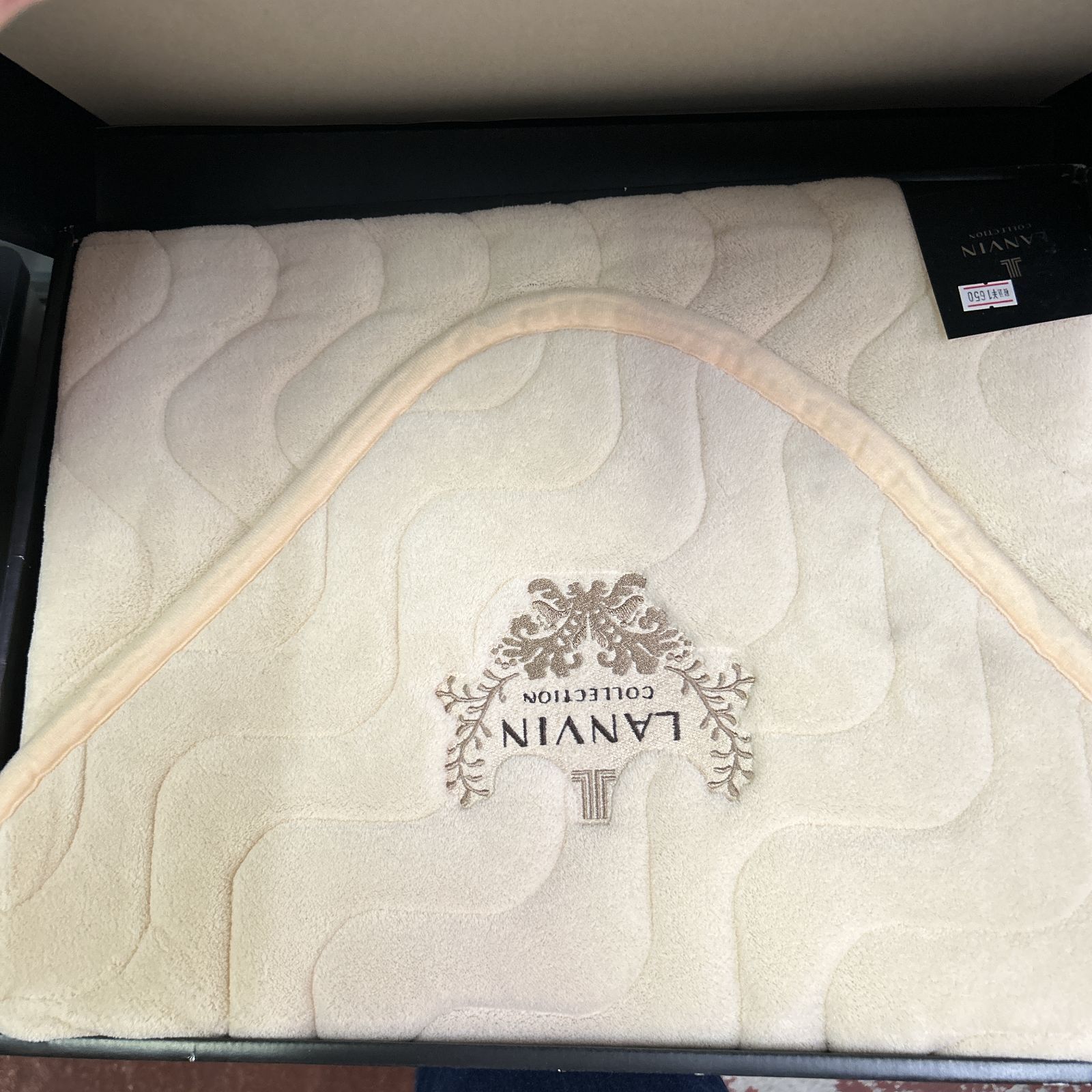 未使用！ランバンコレクション　LANVIN　敷パッドシーツ シングル（100cm×205cm）