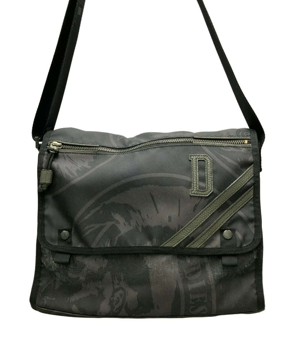 DIESEL ブラック ショルダーバッグ 三日月 希少！DIESEL ショルダー