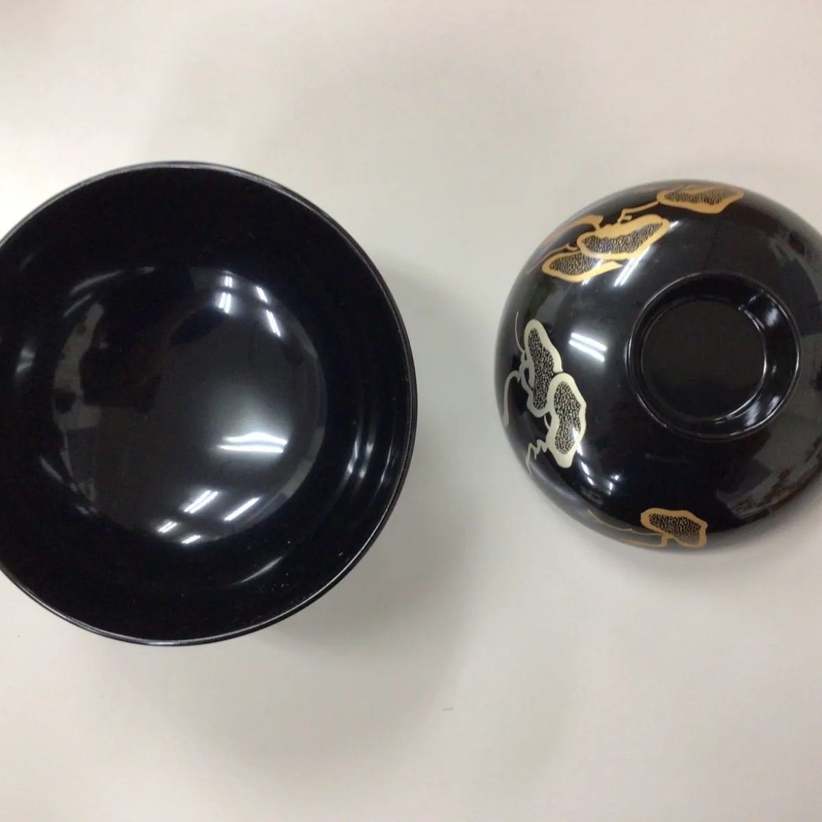 越前塗り 越前屋 御吸物椀 光琳堂造 漆器 椀 5個セット 黒 金 水玉 モダン 未使用】越前塗り 御吸物椀 光琳堂造 5客セット - メルカリ