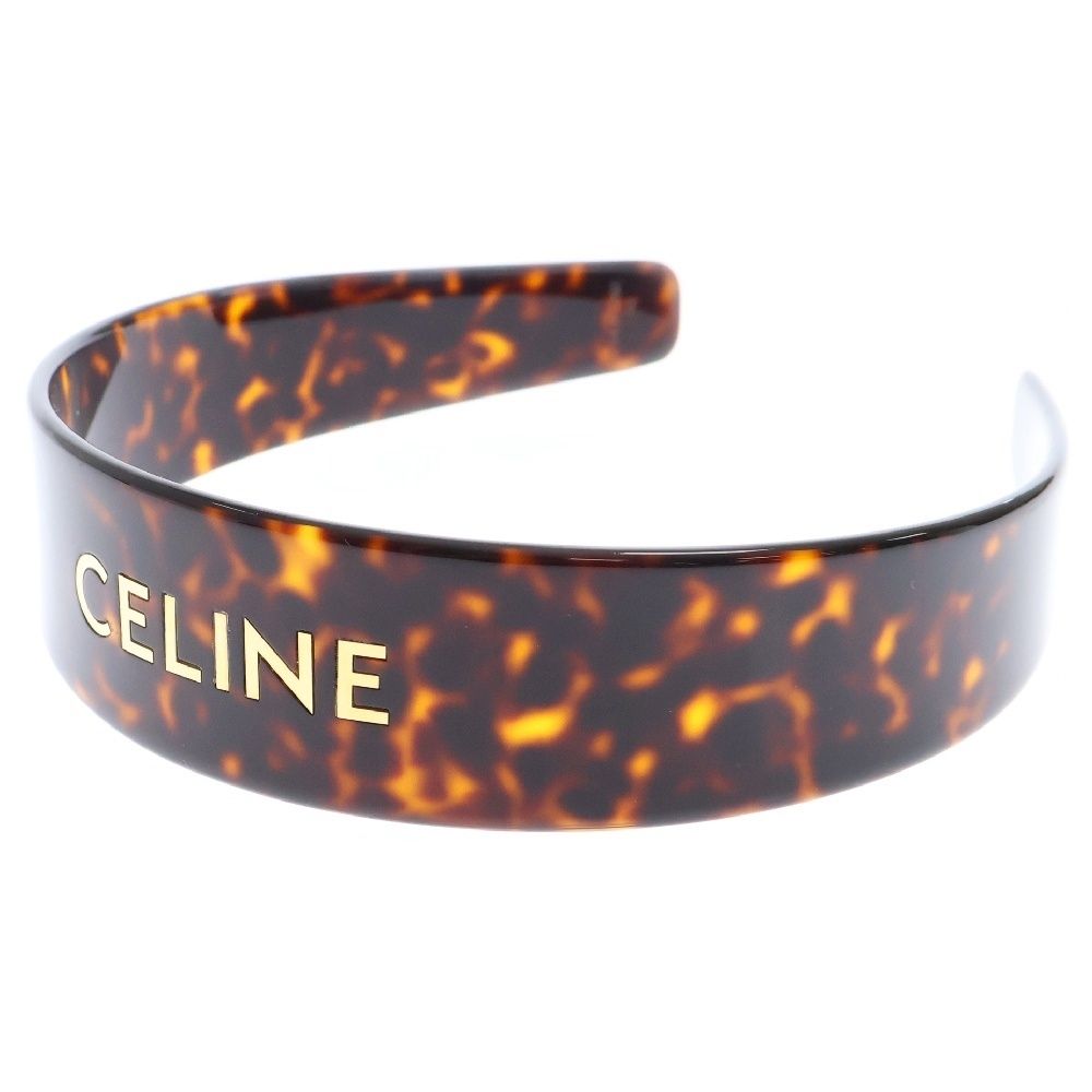 CELINE カチューシャ　ダークハバナ／ゴルド セリーヌ カチューシャ ダークハバナ CELINE カチューシャ ダーク