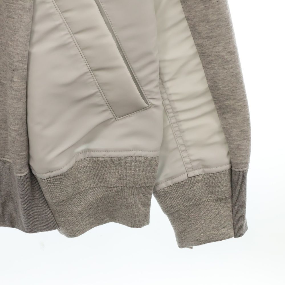 Sacai (サカイ) 25SS Sponge Sweat Nylon Twill Pullover SCM-221  
