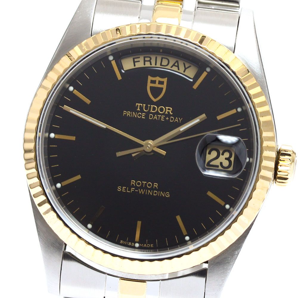専用。。。TUDOR 76213プリンス デイトデイ自動巻きメンズ 保証書付き 中古)TUDOR チューダー プリンス デイトデイ 76213 ブルー（商品
