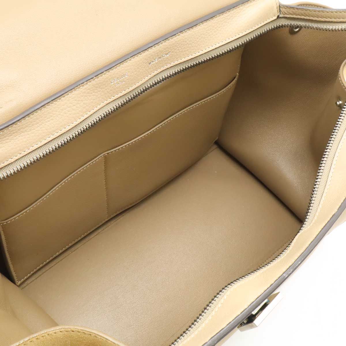 CELINE セリーヌ レザー スエード レザー トラペーズ バッグ Celine トラペーズ 2waybag レザースエード