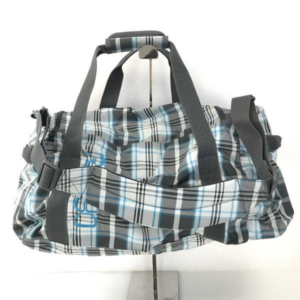 DAKINEスノーボードバッグ 青と黒のチェック柄 美品 DAKINE/ダカイン☆ボストンバッグ☆ブルー系チェック柄