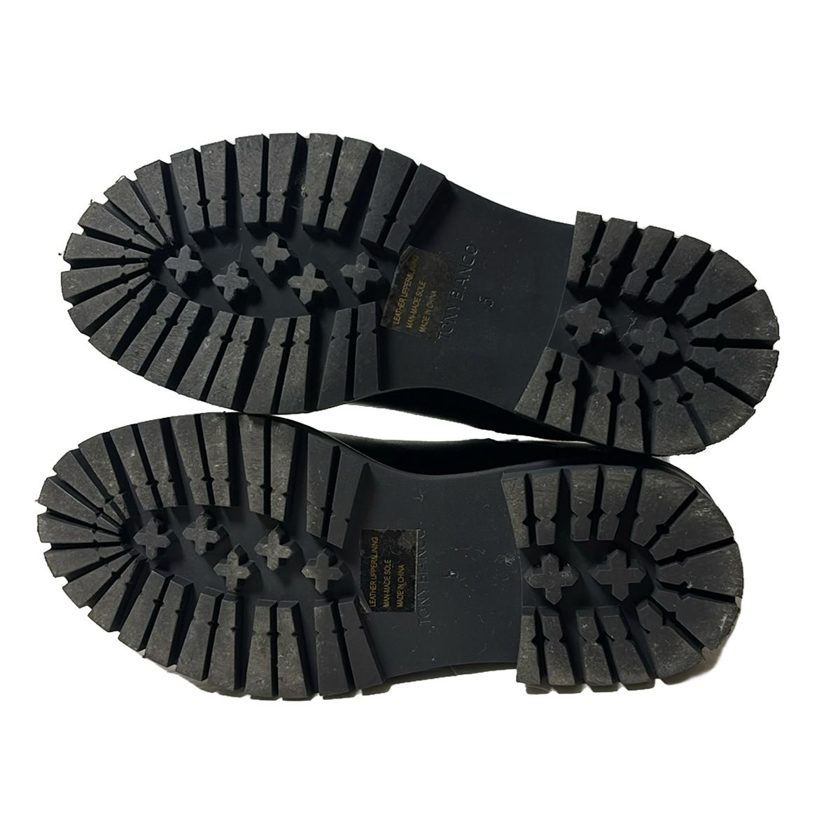 TONY BIANCO トニービアンコ ショートブーツ 5 レディース - 黒 サイドゴア レザー WWW_WOWDIGSITE_COM