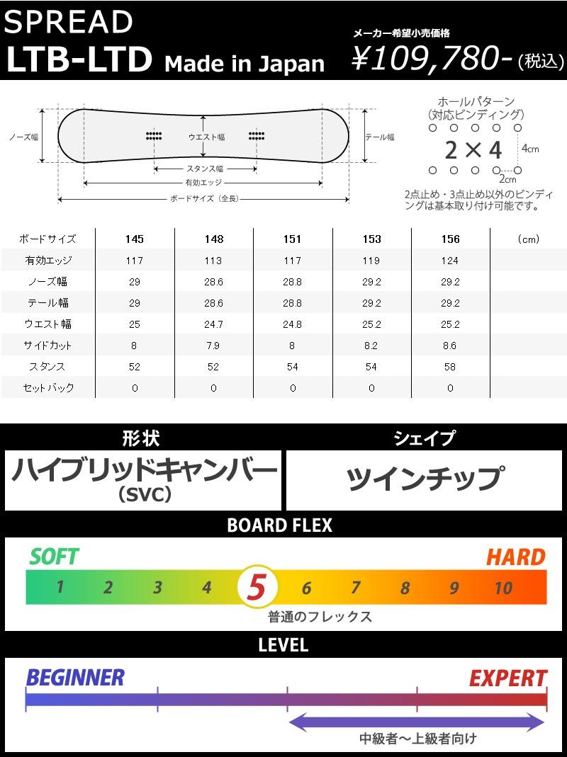23-24 SPREAD / スプレッド LTB-LTD エルティービー メンズ