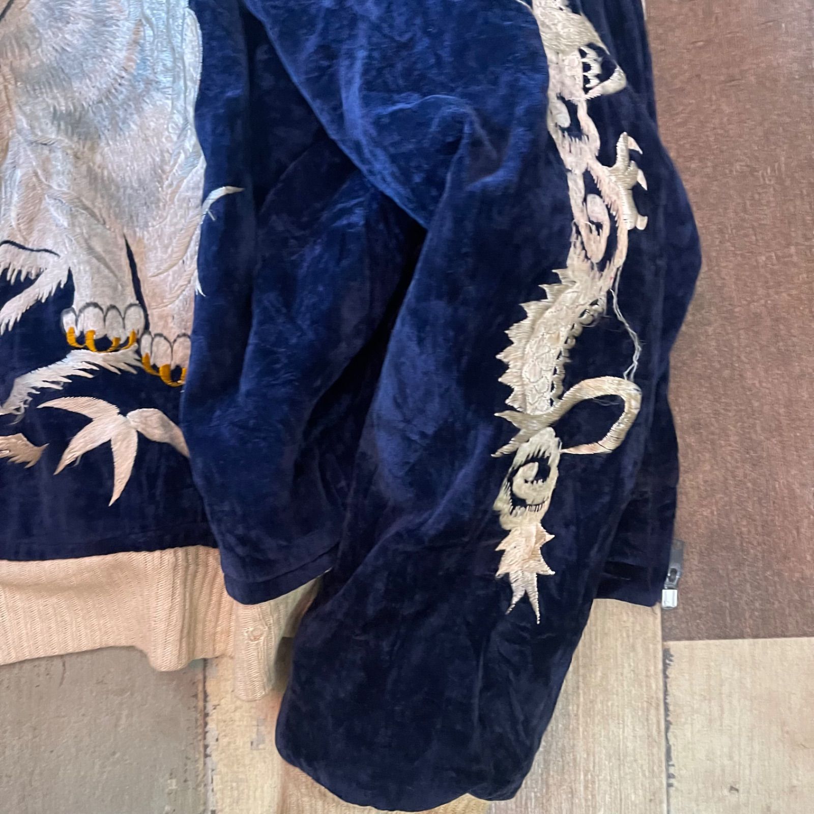 special】50s〜 ベロア 別珍 スカジャン リバーシブル 虎 - メルカリ