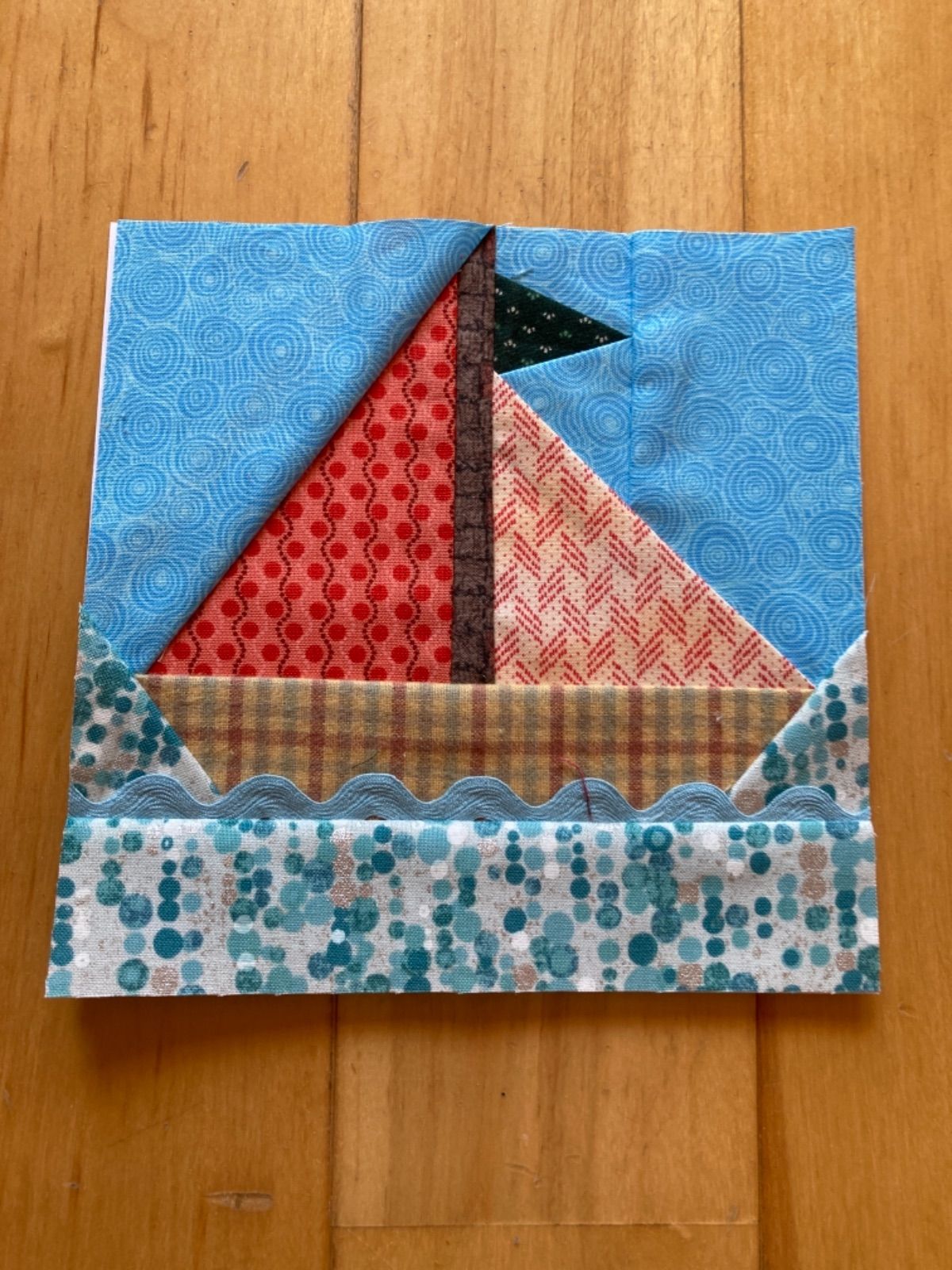 パッチワーク キルトトップ 未完成 ハンドメイド - メルカリ