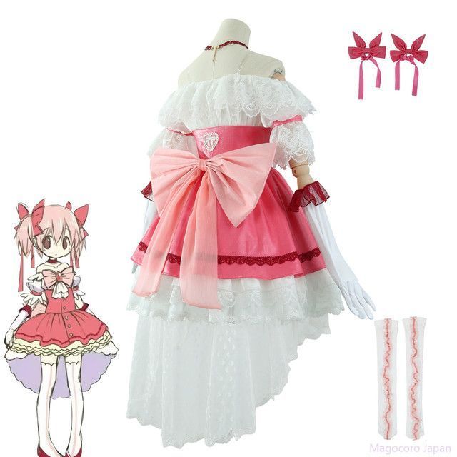 コスプレ衣装魔法少女まどか マギカ鹿目まどかピンク魔女の夜の廻天ドレスプリンセス IMPECCABLEHEALTHCARESERVICES_COM