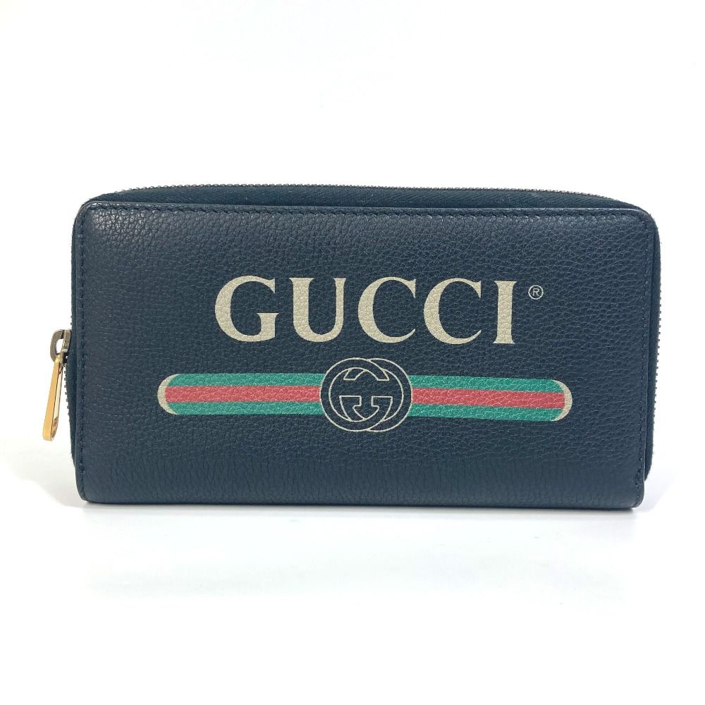 グッチ 496317 シェリーライン GUCCI ロゴプリント 長財布 - メルカリ