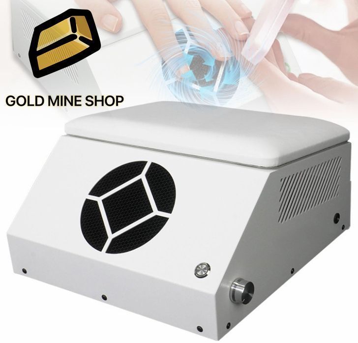 プロフェッショナルネイルダストコレクター 120W強力ネイルバキュームハンドピロー 抽出 なフィルター付き 4100RPM調整 な吸引力