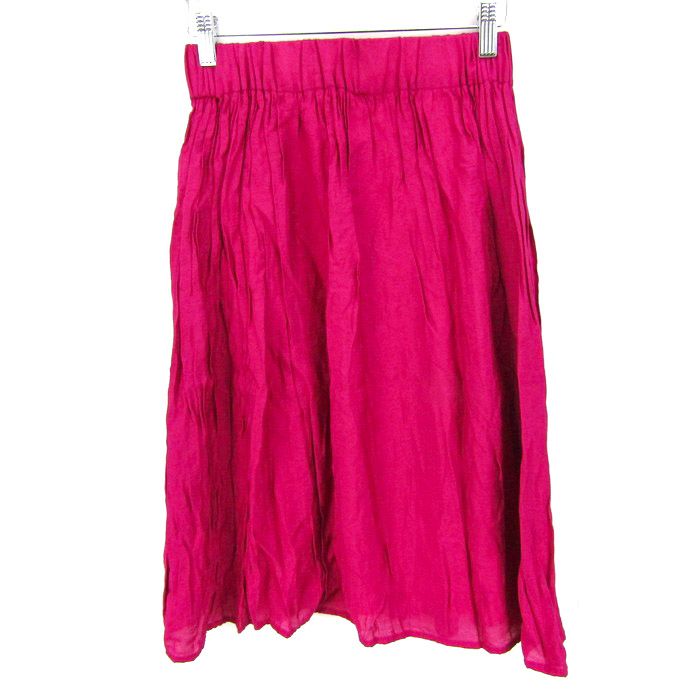 ロペピクニック フレアスカート ギャザー ボトムス レディース 38サイズ ピンク系 ROPE PICNIC 【中古】