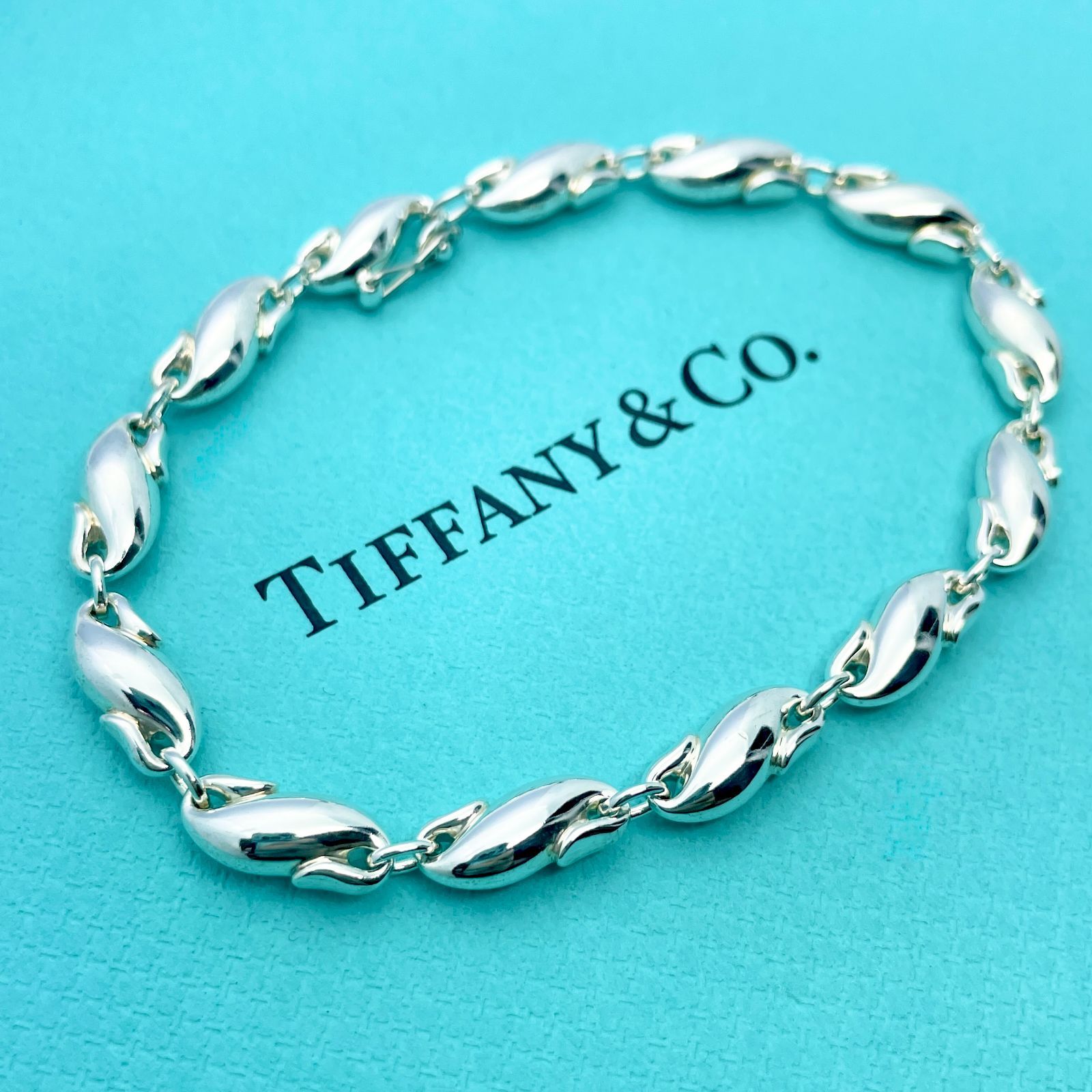 希少 Tiffany＆Co ティファニー フォークバングル リング セット