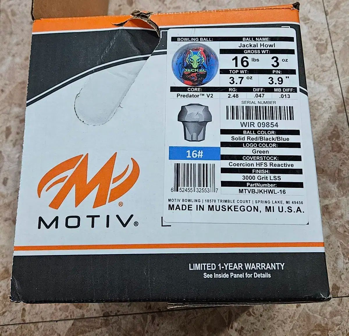 MOTIV（モーティブ） ジャッカル（JACKAL） ハウル 16 ポンド 販売