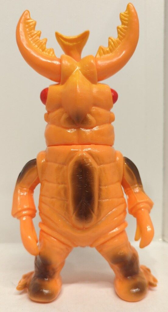 MAXTOY ピコヤマ ウルトラ怪獣シリーズ 帰ってきたウルトラマン ノコギリン　オレンジ成型 黒