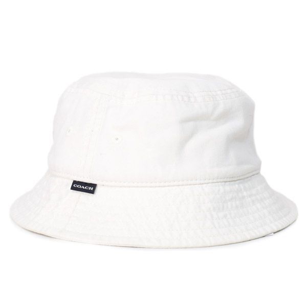 コーチ 帽子 COACH コットン シグネチャー ロゴ バケットハット バケハ