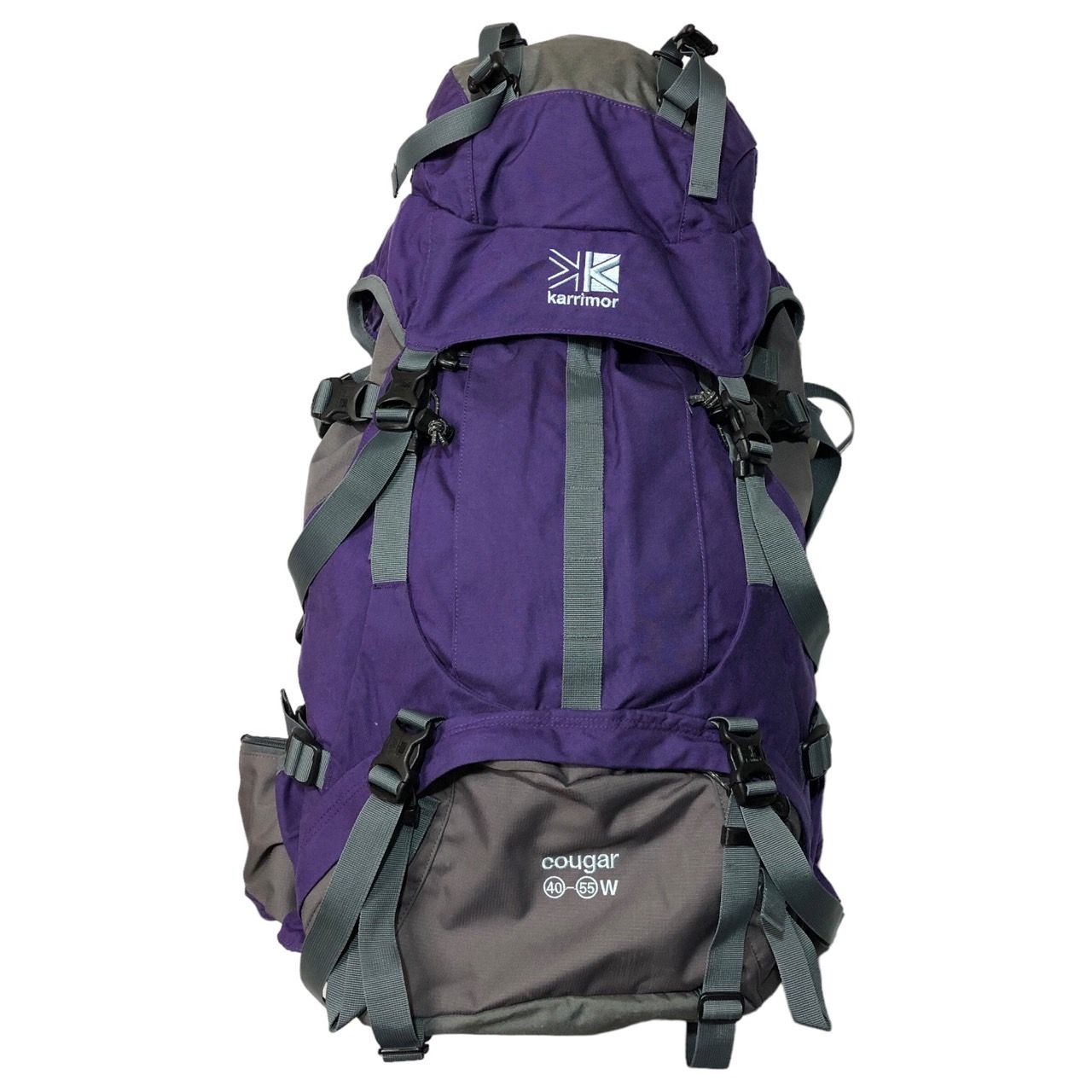 karrimor(カリマー) クーガー40-55/cougar 40-55W/バックパック/リュック/登山 40-55L パープル×グレー - メルカリ