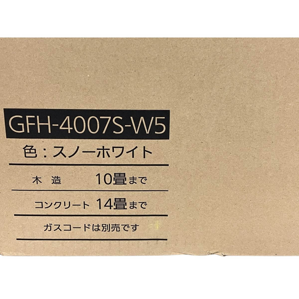 NORITZ GFH-4007S-W5 ノーリツ ガスファンヒーター プロパンガス