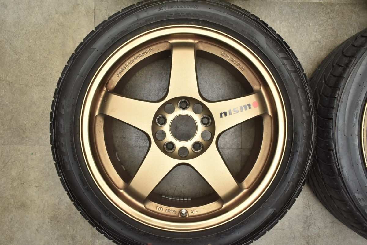 超希少 鍛造】RAYS NISMO LM GT4 純正 17in 8.5J +30 9.5J +38 PCD114