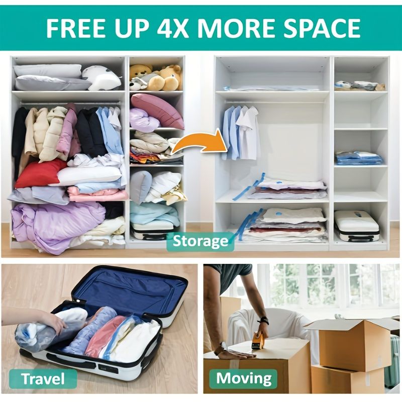 寝具 衣類用の真空収納袋