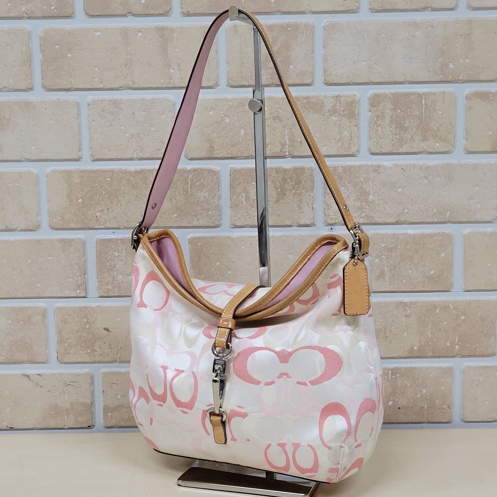 55 COACH コーチ シグネチャー キャンバス ショルダーバッグ - メルカリ