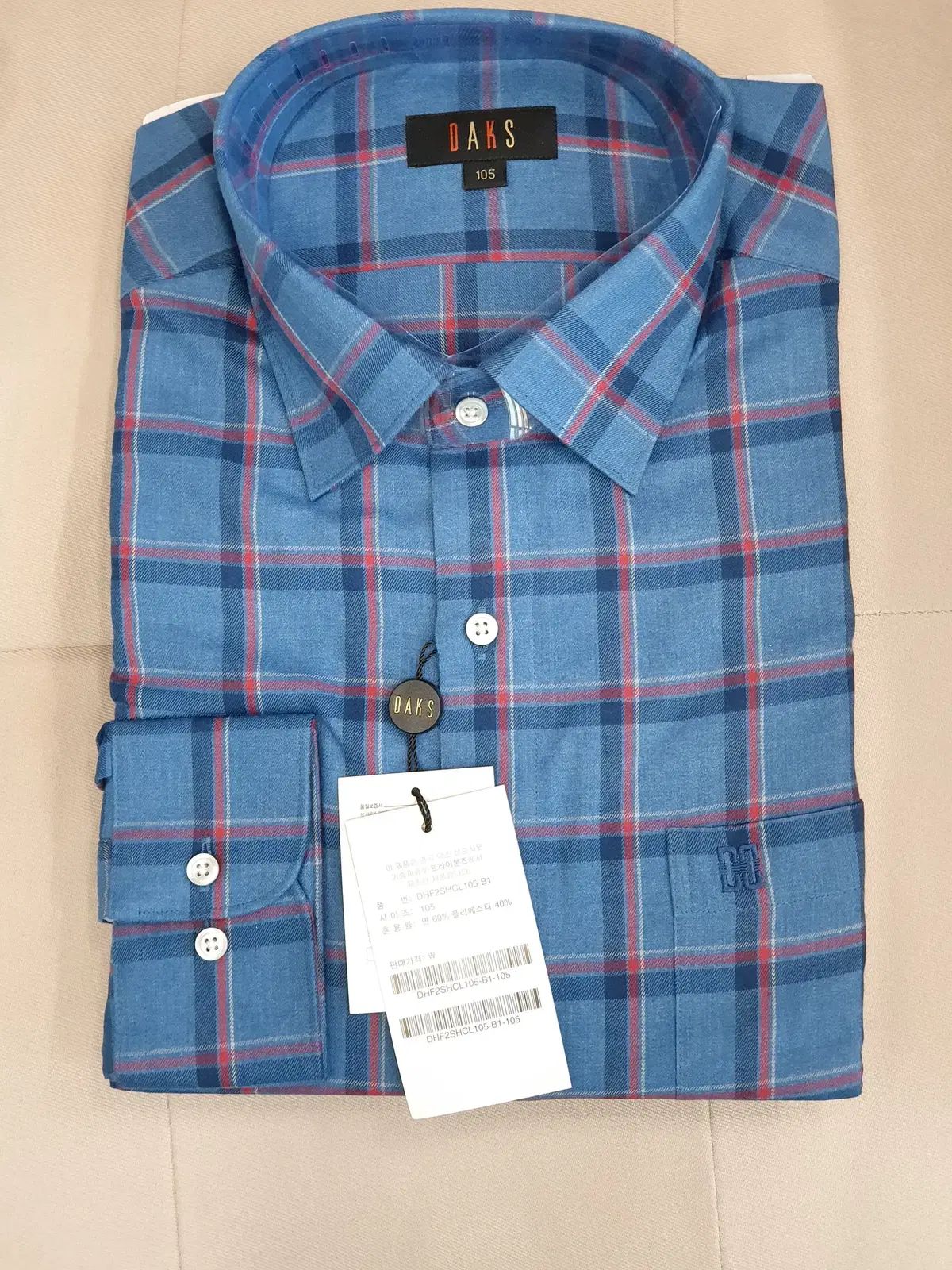 【雷市場（ポンジャン）商品韓国直送】 DAKS(ダックス) 長袖 シャツ 新品 サイズ 105 ）