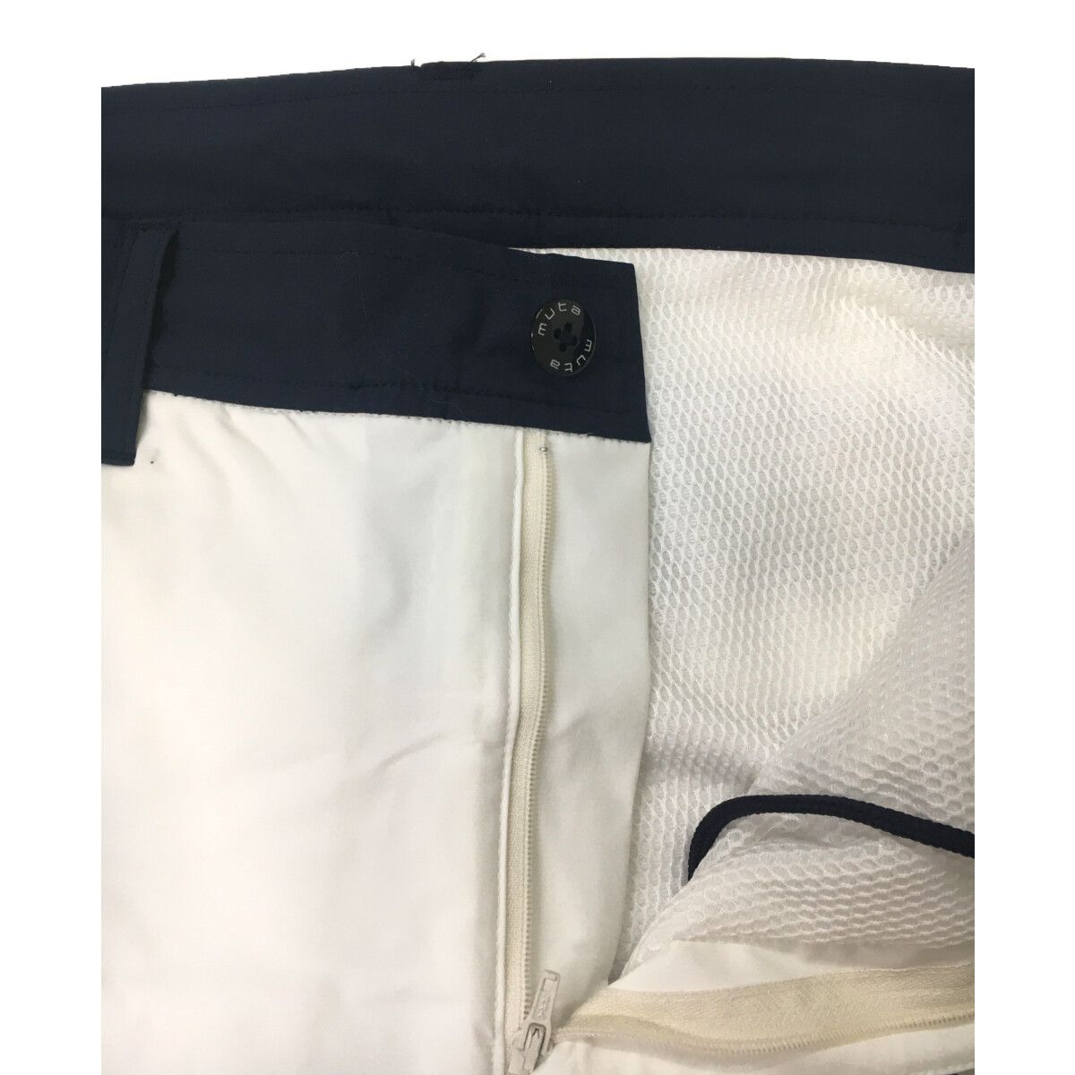 coco 未使用品 ムータマリン muta MARINE メンズ パンツ 5(M) 紺×白 ネイビー×ホワイト トラックパンツ 裏地メッシュ 未使用品 メンズ ムータマリン muta MARINE パンツ 5(M) 紺×白