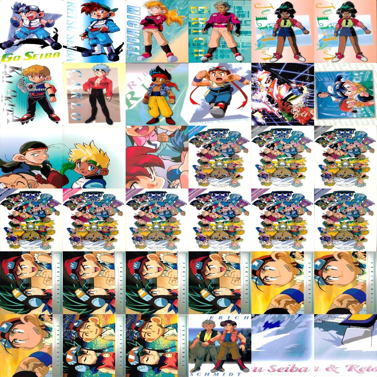 レッツアンドゴー カード ミニ四駆 爆走兄弟 まとめ キラ レア