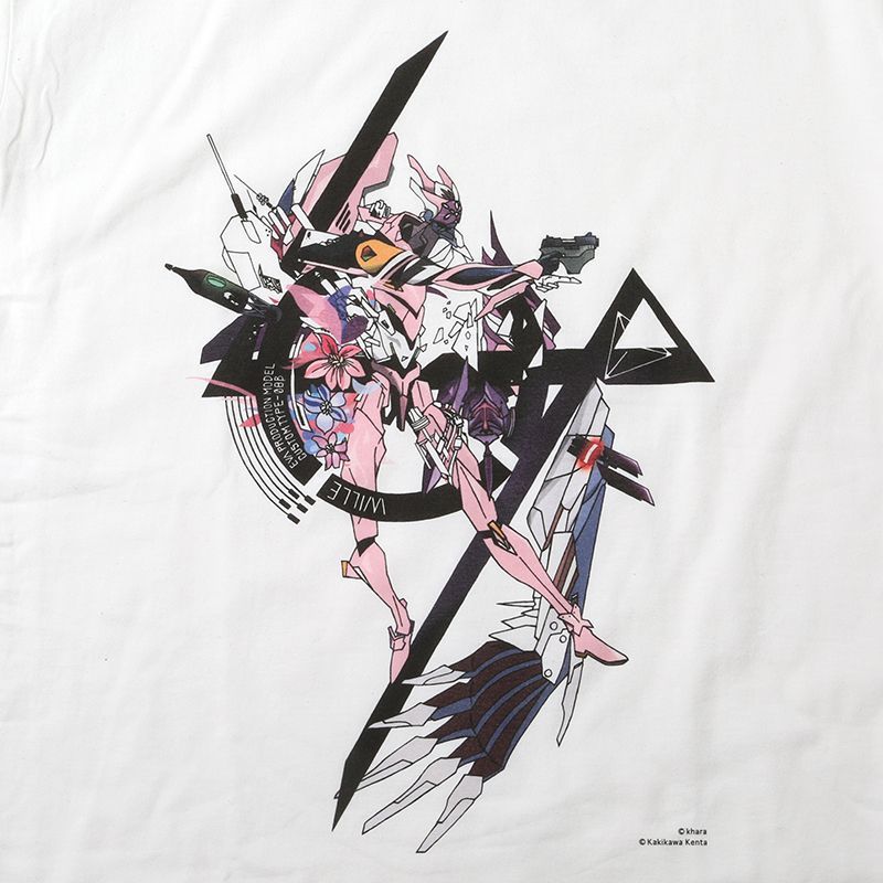 新品】Abstract EVANGELION T-Shirt β（KENTA KAKIKAWA）(WHITE