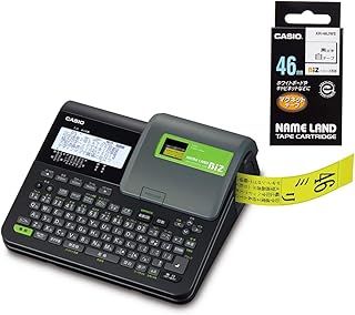 カシオ ラベルライター ネームランドBIZ ハイエンドモデル KL-V460 テープ付セット KL-SY4 3.5mm-46mm幅