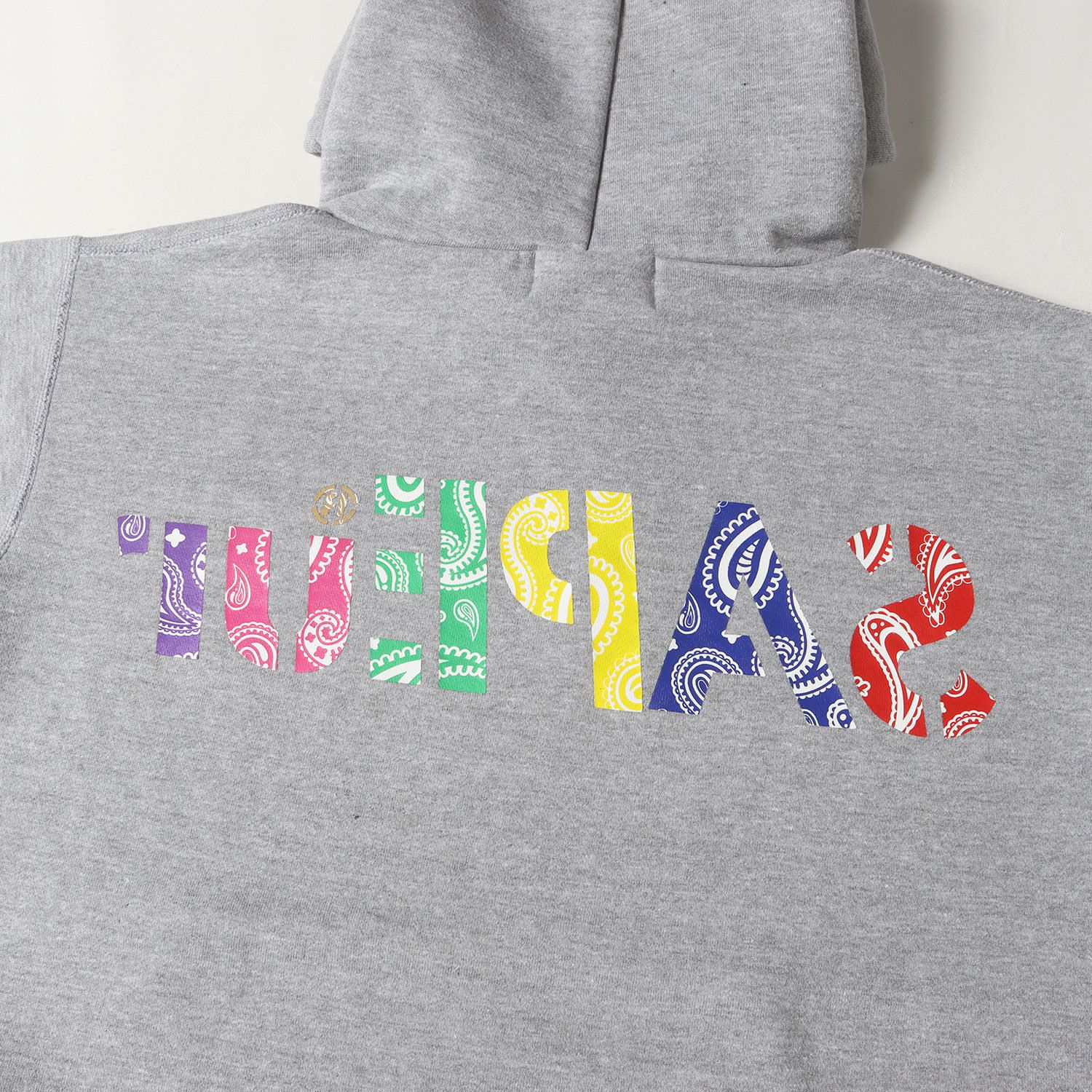 A Elegantes SAPEur / パーカー/L/コットン/BLK/無地/MULTI BANDANA LOGO// A Elegantes SAPEur サプール パーカー サイズ:S マルチ バンダナロゴ