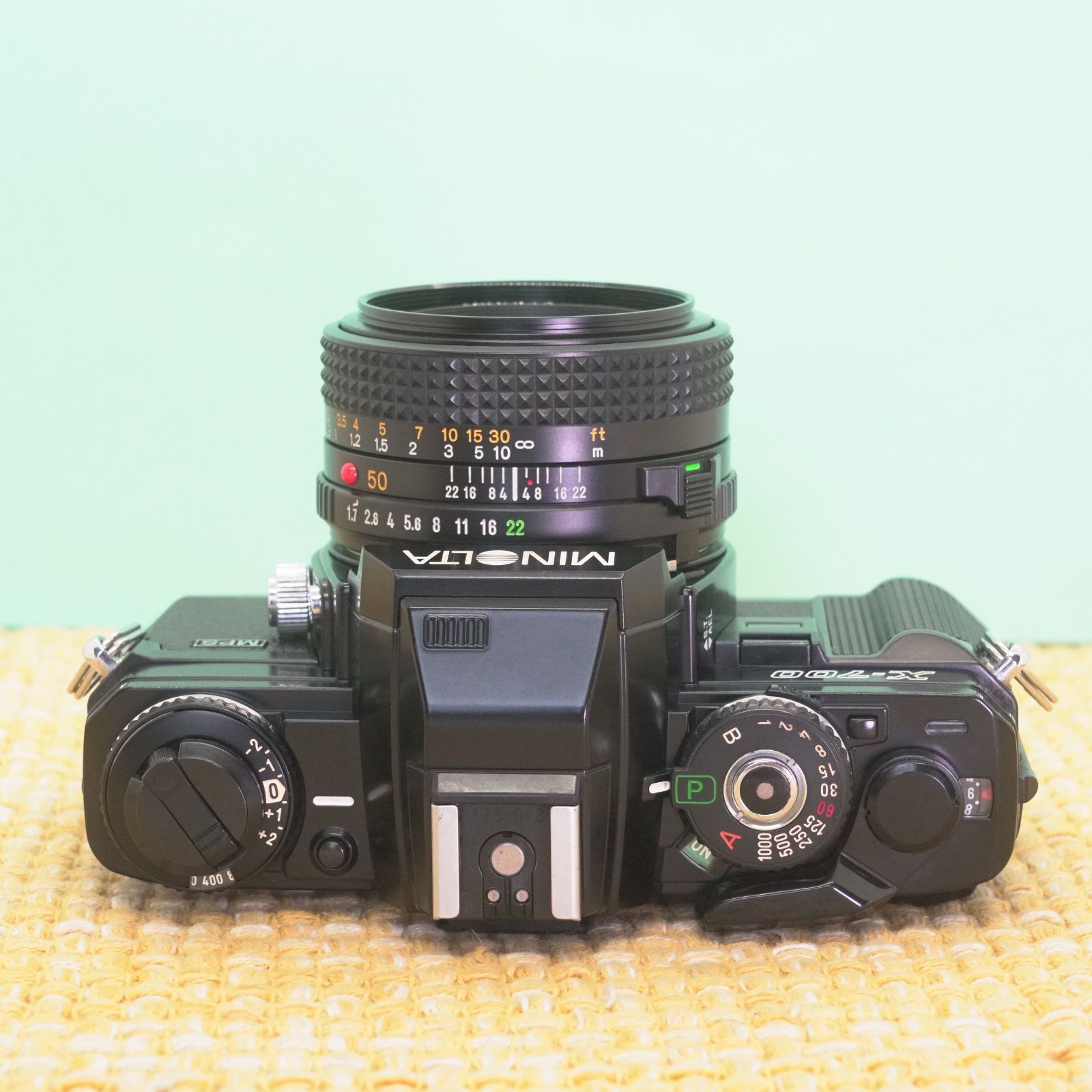 完動品◎ミノルタ New X-700 × 50mm F1.7 フィルムカメラ18-