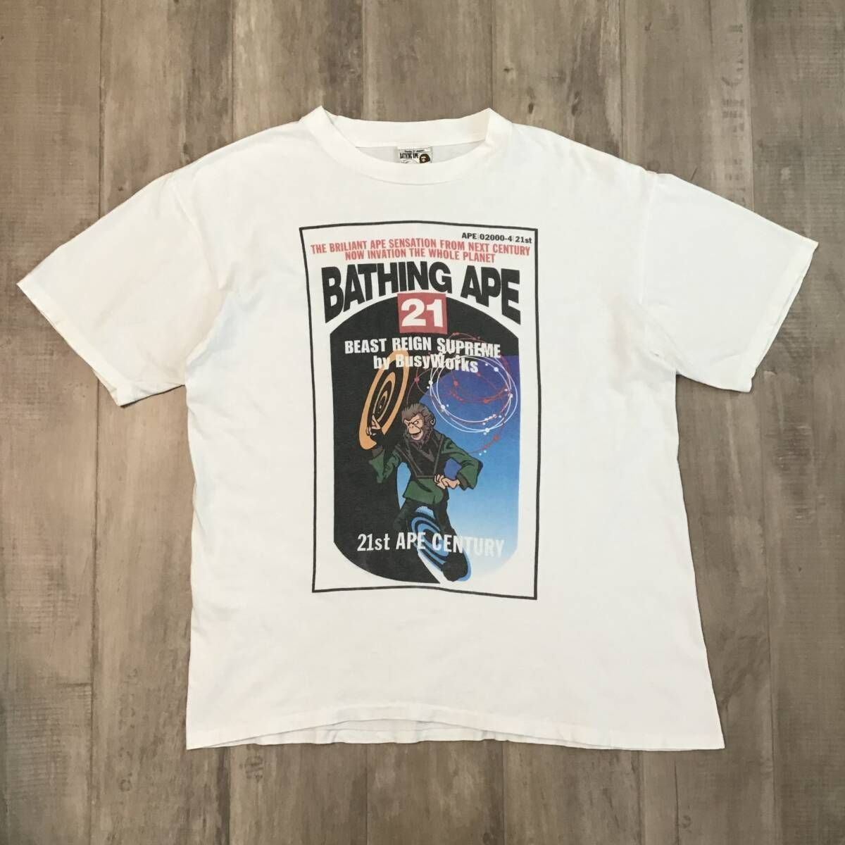 ☆初期☆ Oneita ボディ Tシャツ Lサイズ a bathing ape BAPE