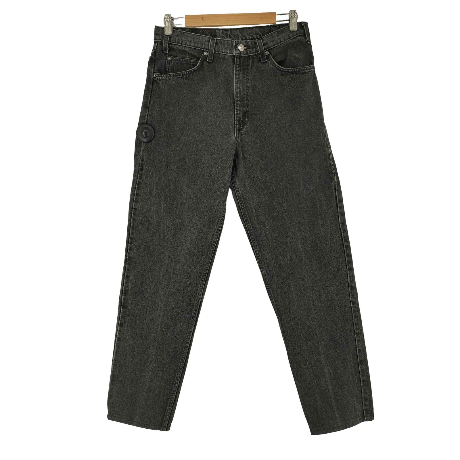 リーバイス Levis 550後染めブラックデニムパンツ 977刻印 オレンジタブ メンズ 32|34