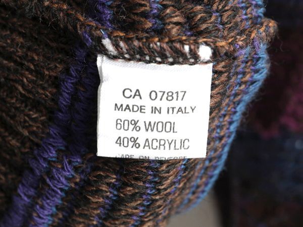お得なクーポン配布中!】 90s イタリア製 総柄 立体編み デザイン ...