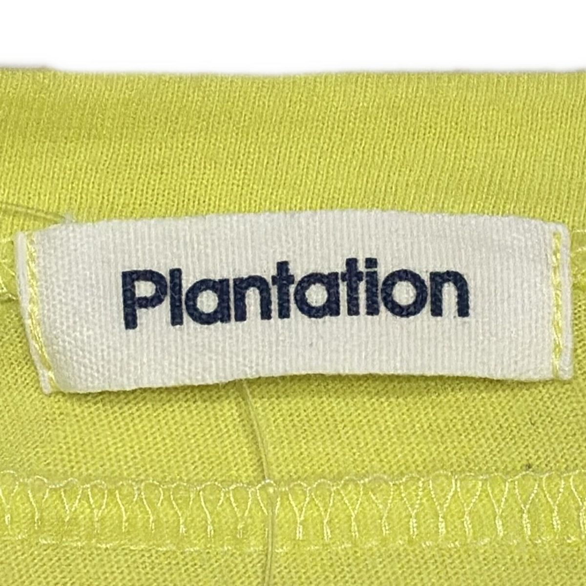 Plantation プランテーション カットソー Tシャツ 半袖 グリーン M Plantation(プランテーション) 半袖Tシャツ サイズ2 M