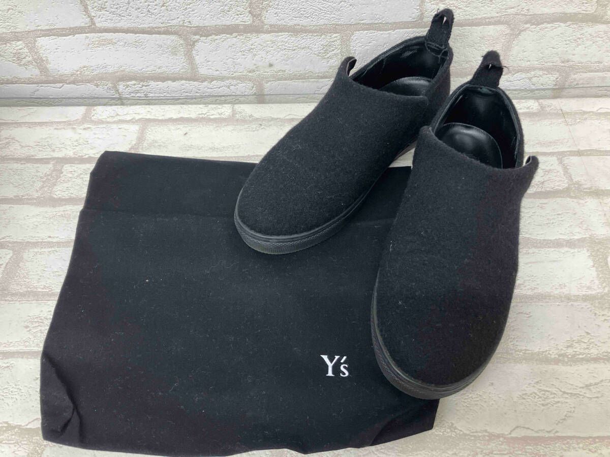 discord YOHJI YAMAMOTO YY-E01-701-2-04* ディスコード ヨウジヤマモト スニーカー スリッポン ブラック レディース